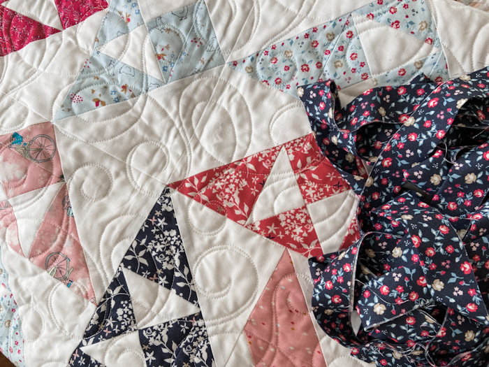 Sweet Confetti quilt with Someday fabric