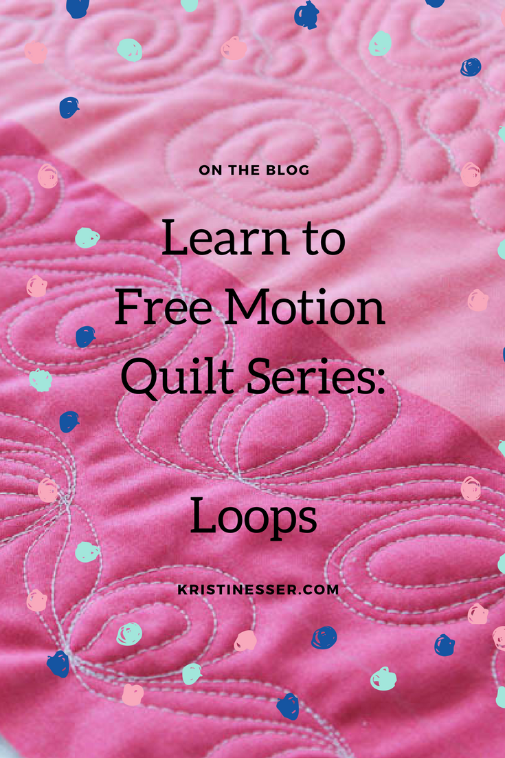 Learn to free motion quilt loops