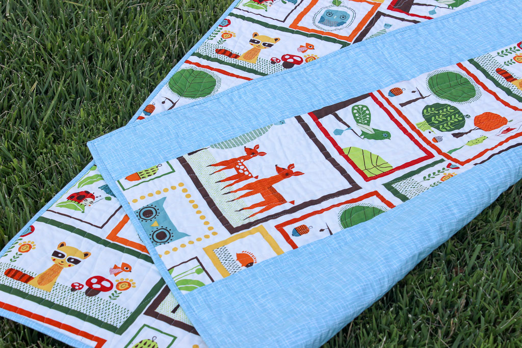 whole cloth baby quilt
