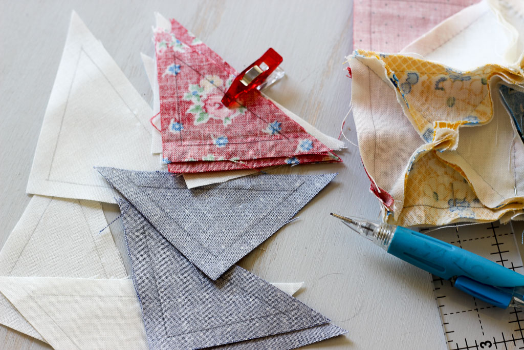 Hand Piecing Notions: Marking stitching lines