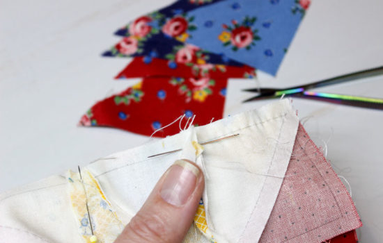 Hand Pieced QAL: Sewing Through Seam Allowances