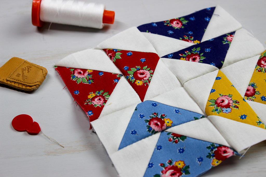 Hand Pieced QAL: Flying Geese Units