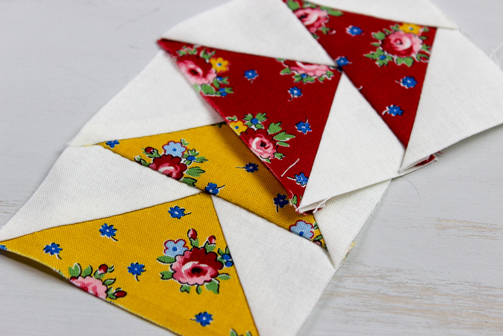 Hand Pieced QAL: Flying Geese Units