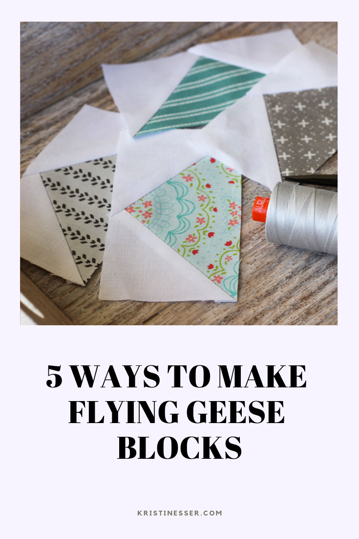 5 Ways to Make a Flying Geese Block