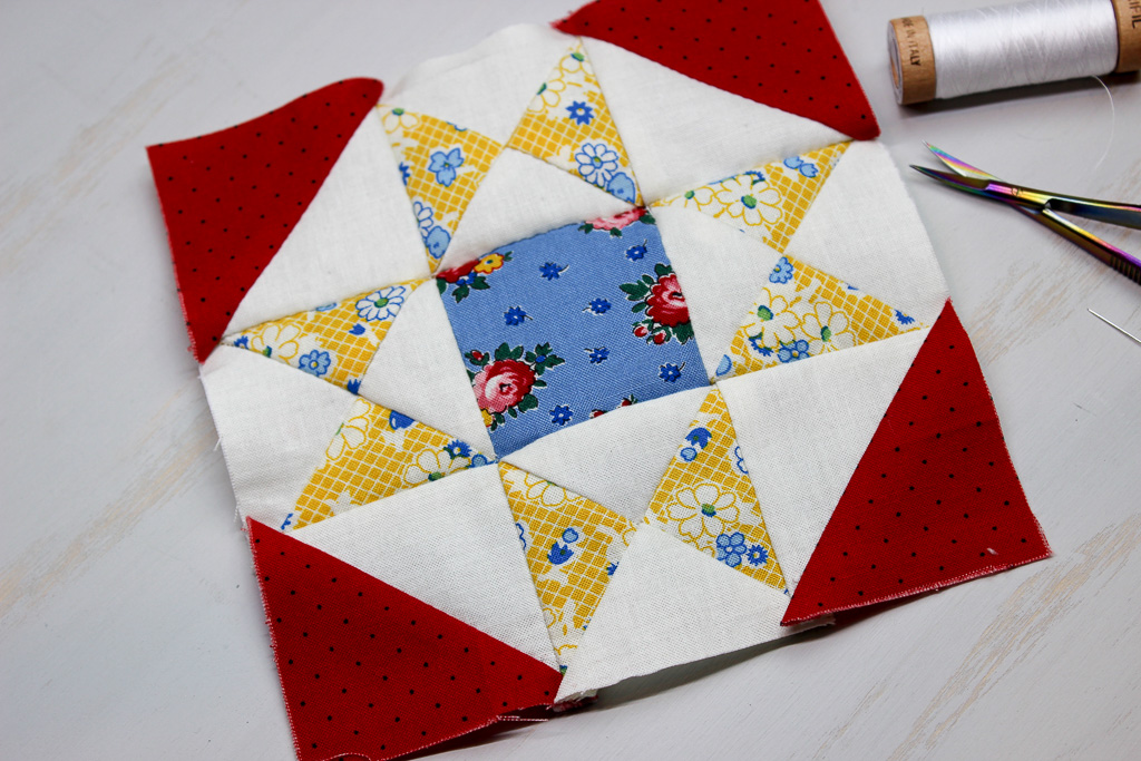 Hand Pieced QAL: Dorothy Block (Week 7)/Ohio Star quilt block