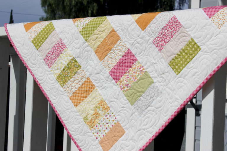 Sunshine Baby Quilt Simple Handmade. Everyday