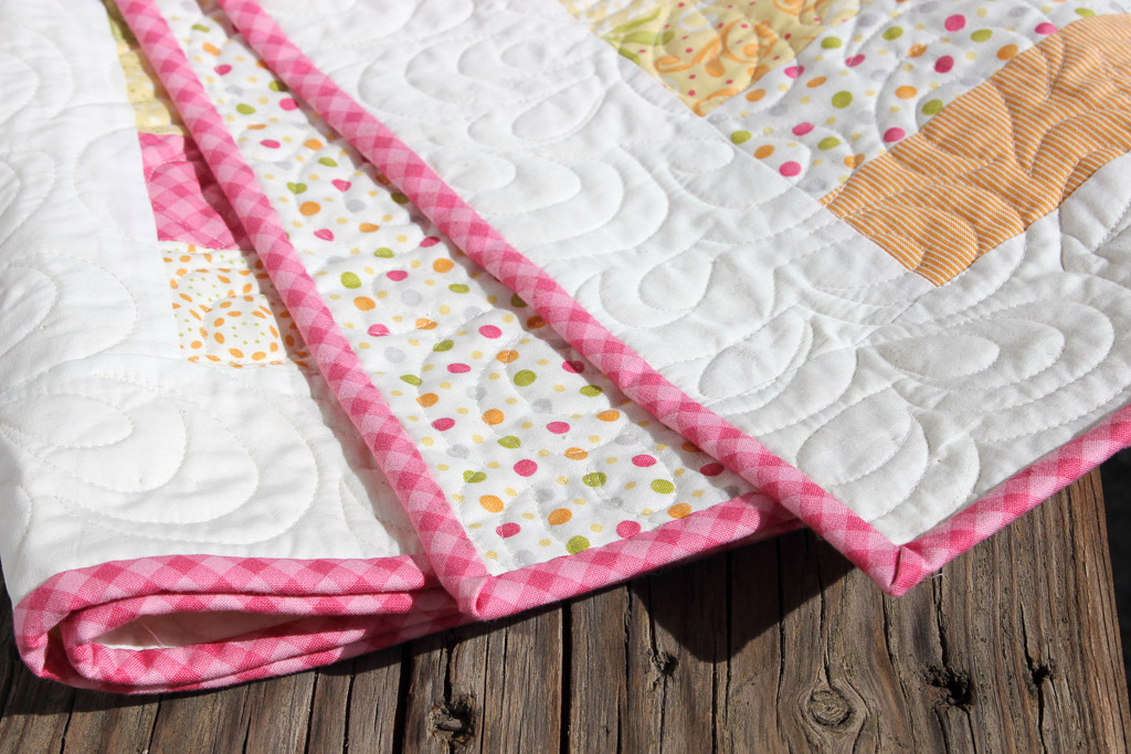 Sunshine Baby Quilt Simple Handmade. Everyday