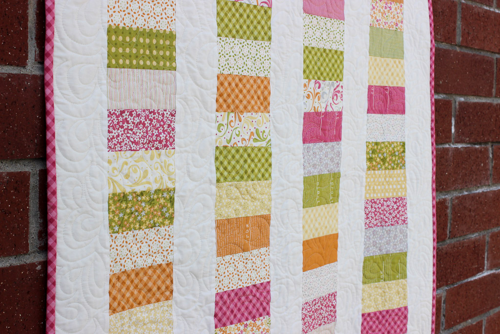 Easy baby quilt/Coin quilt for baby